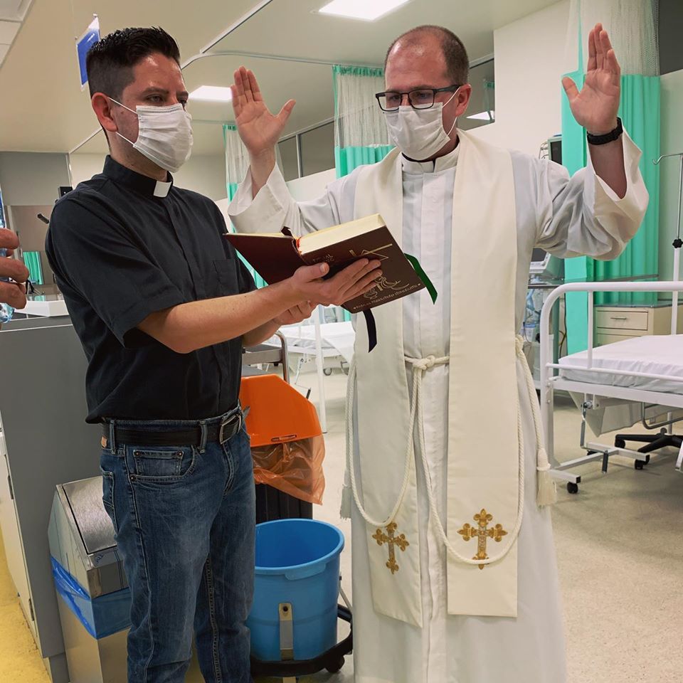 González Santoscoy, en el Hospital General de Occidente