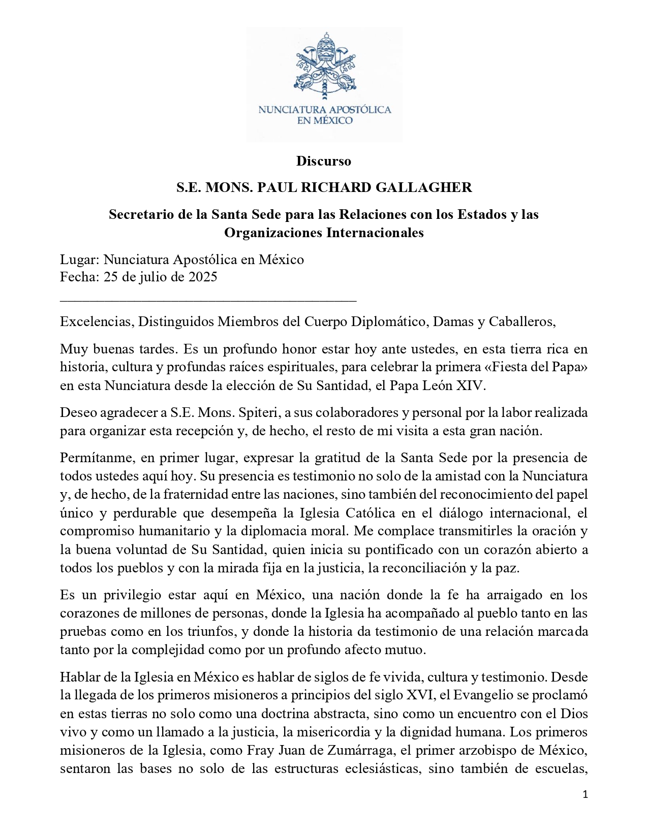 Discurso SEM Gallagher 25 julio 2025 250726 073647 page 0001