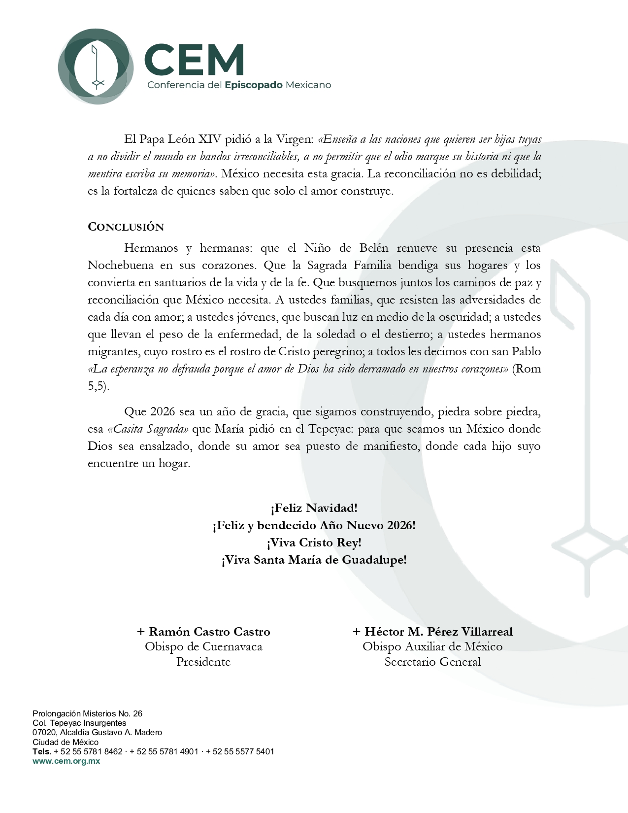 Mensaje de Navidad 2025 page 0004