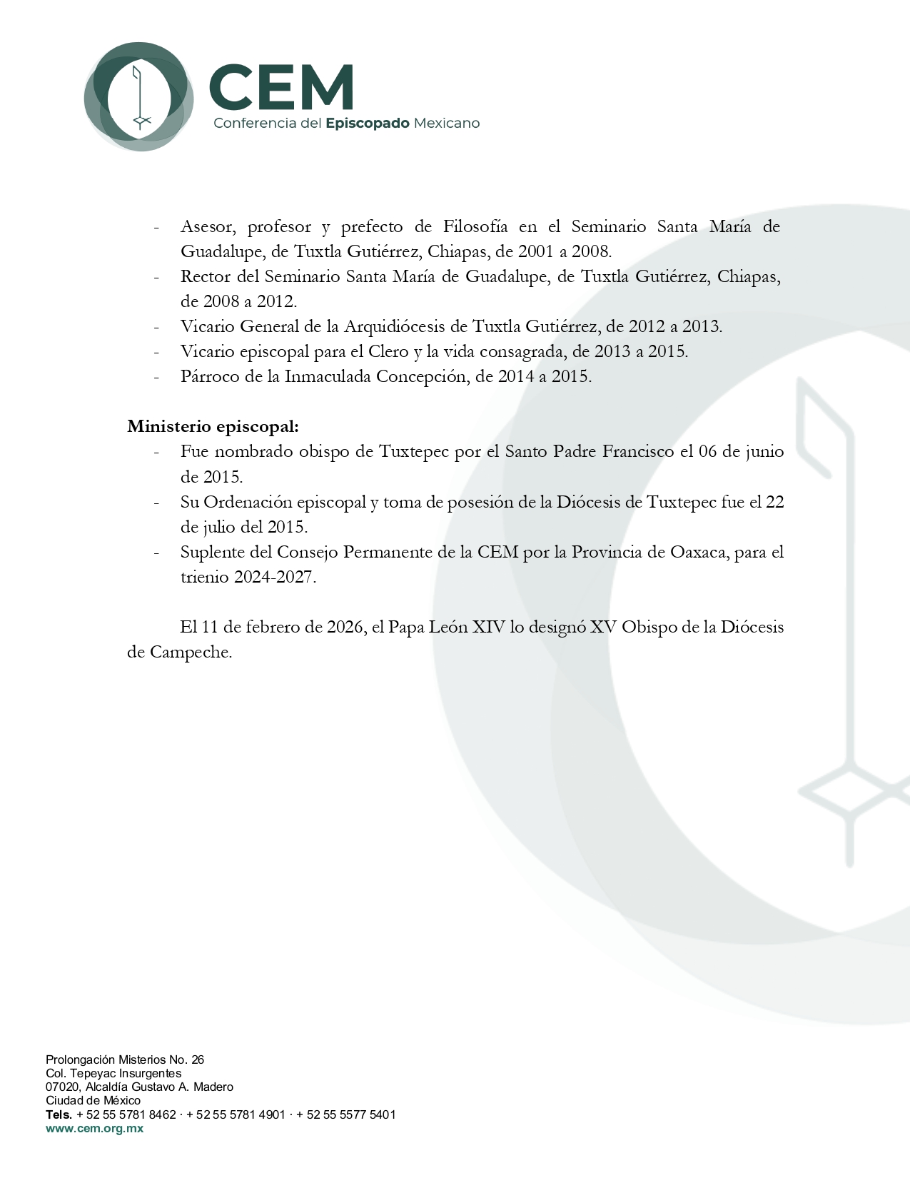 Nombramiento Obispo de Campeche page 0003