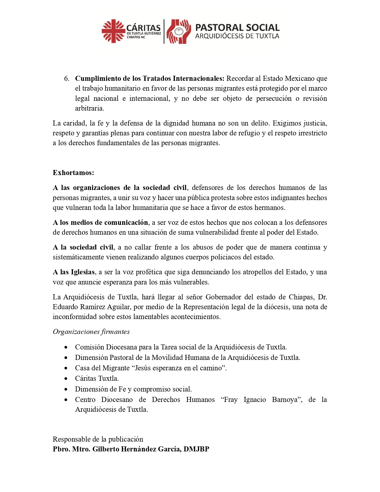 Comunicado Allanamiento de la Casa del Migrante JEC 2 page 0003