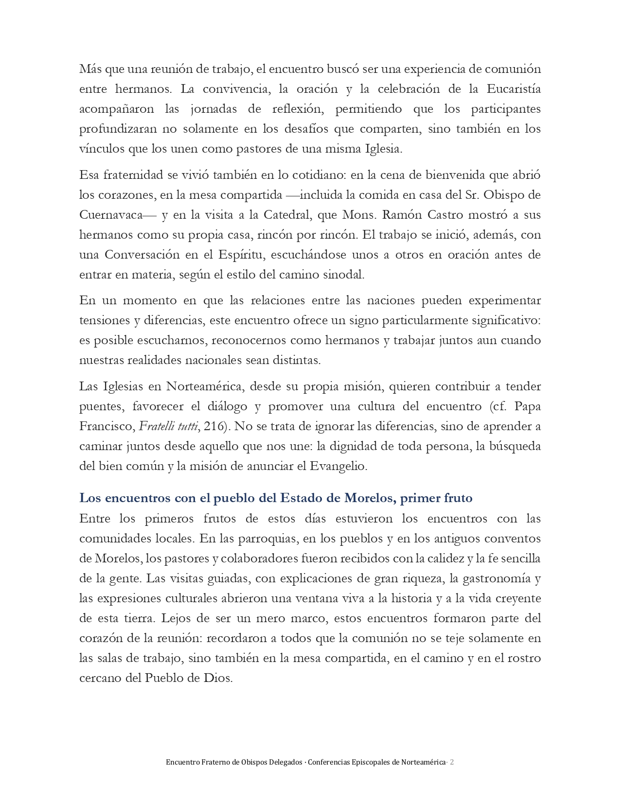 Comunicado Encuentro Obispos Norteamericanos page 0002